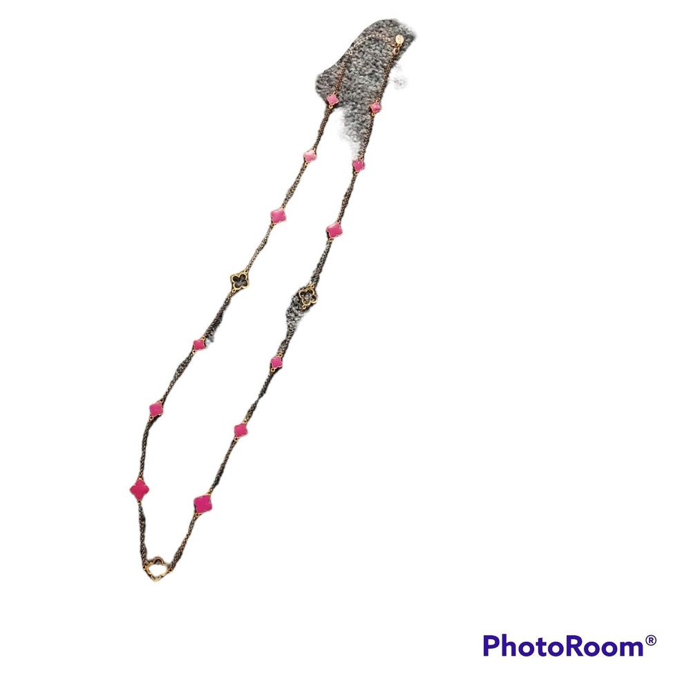 Jack E Oh's Nyc 4 Leaf Clover Statement Necklace … - image 2